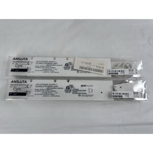 IKEA ANSLUTA Electronic Transformer White 502.883.39 Power Supply Set Of 2